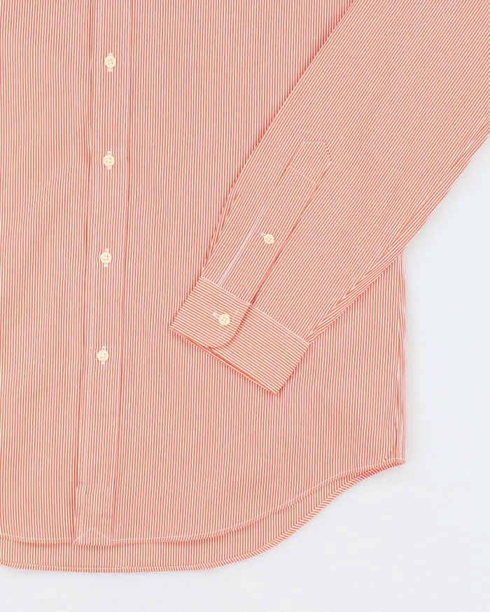 Ralph Lauren Deadstock Orange Striped Long Sleeve Shirt - M sold by Rokit product image thumbnail 4