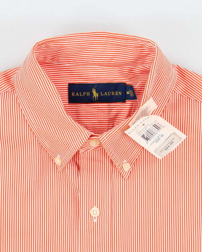 Ralph Lauren Deadstock Orange Striped Long Sleeve Shirt - M sold by Rokit product image thumbnail 5