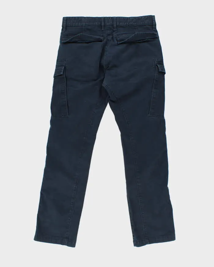 G-Star Raw Navy Cargo Trousers - W32 L31 sold by Rokit product image thumbnail 2