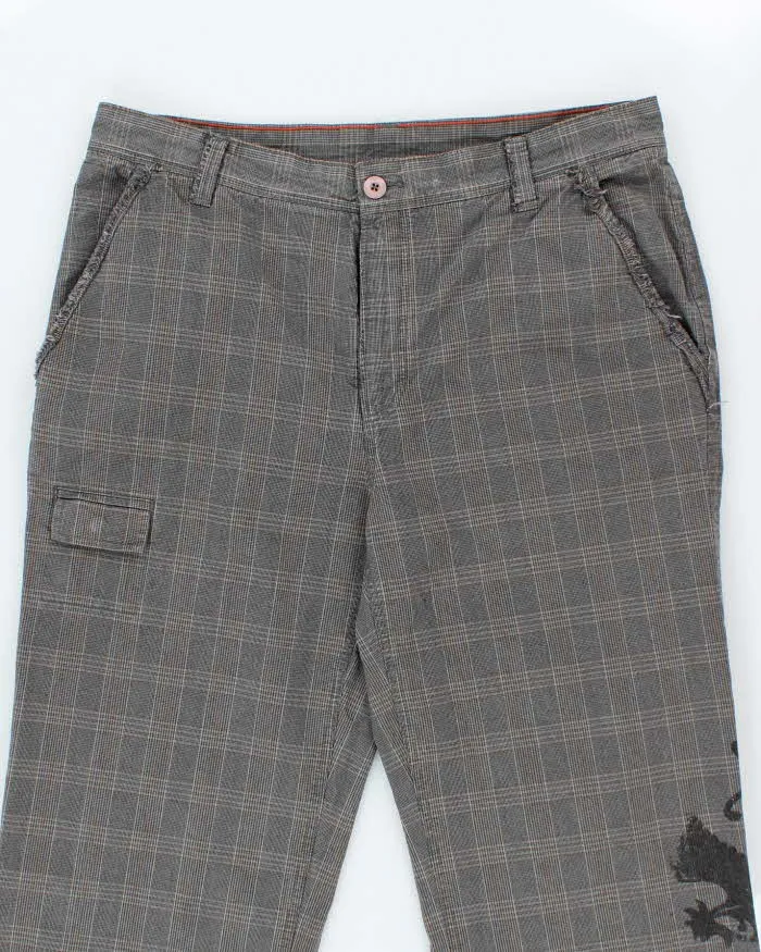 DKNY Distressed Check Trousers - W38 L30 sold by Rokit product image thumbnail 3