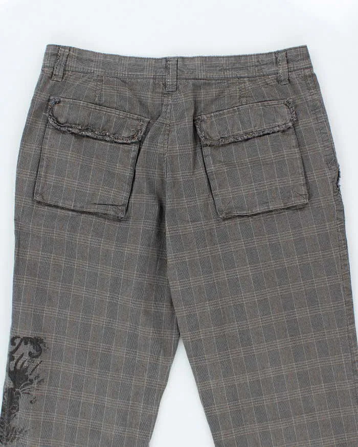 DKNY Distressed Check Trousers - W38 L30 sold by Rokit product image thumbnail 4