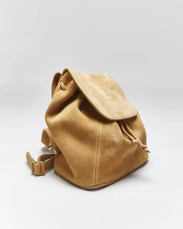 Vintage Coach Suede Rucksack sold by Rokit
