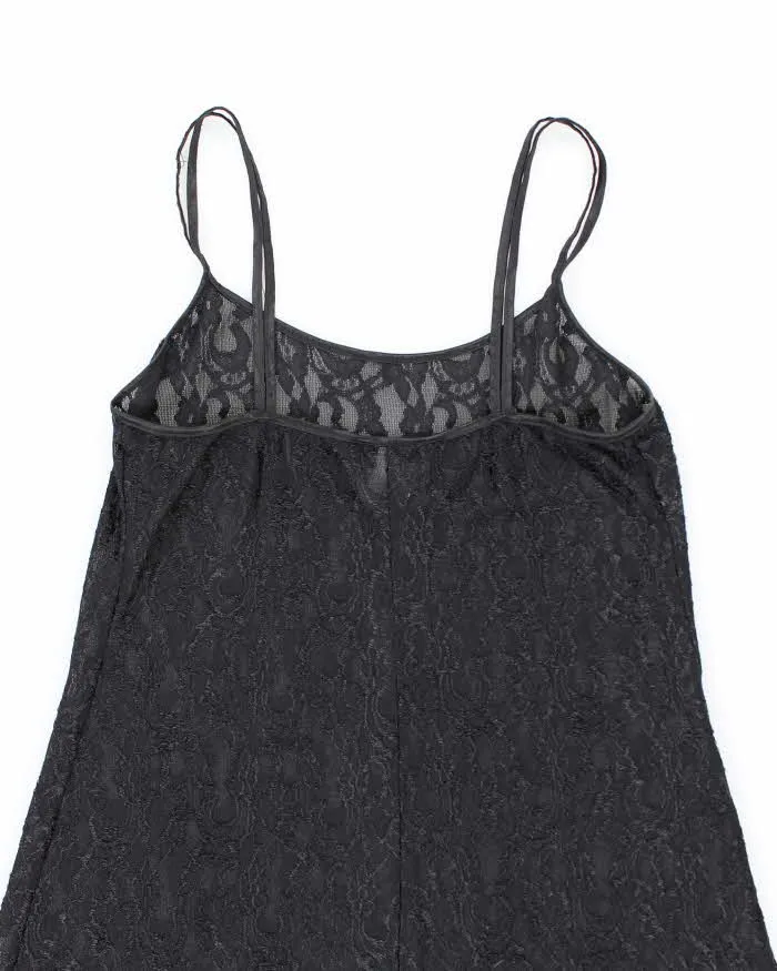 Vintage 90s 00s Gloria Vanderbilt Lace Mesh Dress - S sold by Rokit product image thumbnail 4