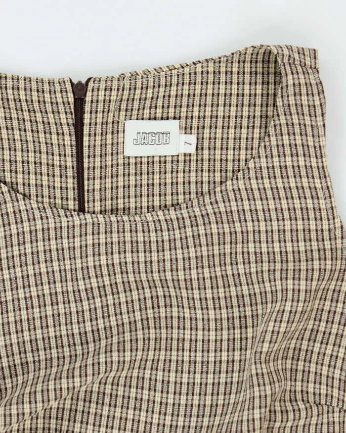 Vintage 90s Jacob Check Dress - M sold by Rokit product image thumbnail 5