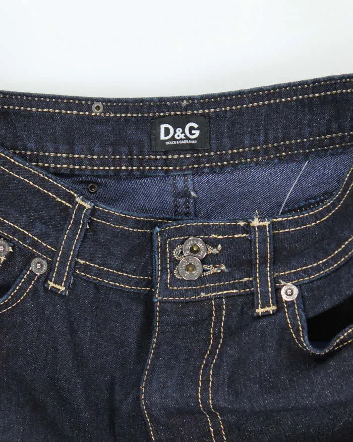 Vintage 90's Dolce & Gabbana Dark Wash Slim Fit Jeans - W27 L27 sold by Rokit product image thumbnail 5