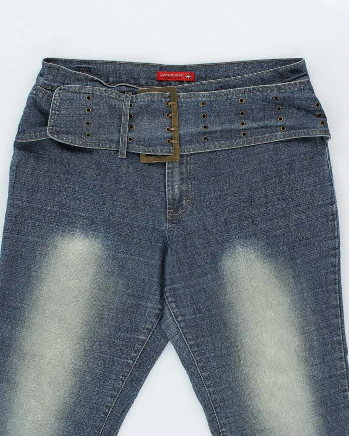 Vintage Y2k 00s London Blue Chunky Belt Jeans - W37 L32 sold by Rokit product image thumbnail 3