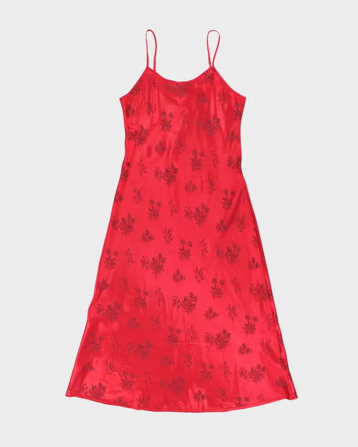 Vintage 90s Versailles Floral Slip Dress - M sold by Rokit