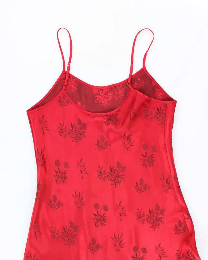 Vintage 90s Versailles Floral Slip Dress - M sold by Rokit product image thumbnail 4