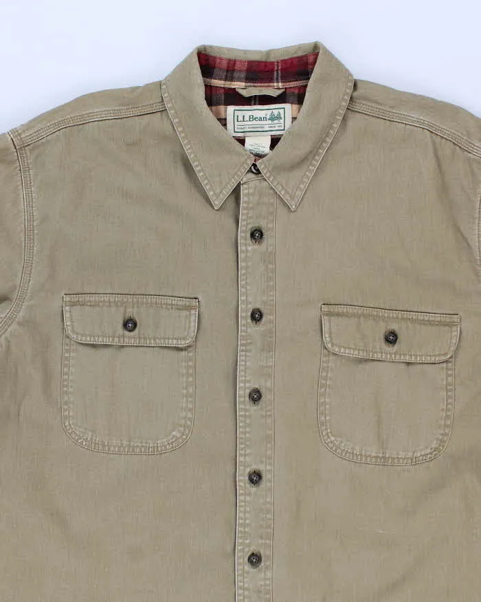 Vintage L.L. Bean Line Heavyweight Flannel Shirt - XL sold by Rokit product image thumbnail 3