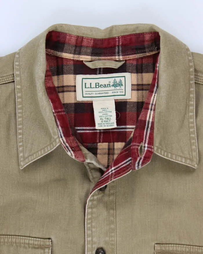 Vintage L.L. Bean Line Heavyweight Flannel Shirt - XL sold by Rokit product image thumbnail 5