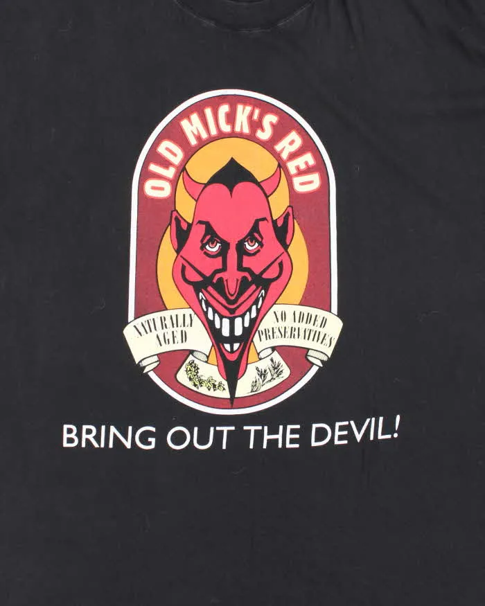 Vintage 90's Old Mick's Red Devil Beer Graphic T-Shirt - XL sold by Rokit product image thumbnail 3