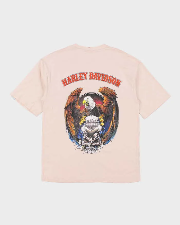 Vintage 2000's Harley Davidson Shield Spell Out Logo T-Shirt - L sold by Rokit product image thumbnail 2