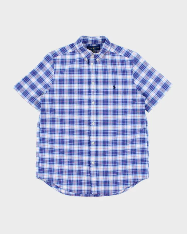 Vintage 2000's Ralph Lauren Patterned Short Sleeve Shirt - XL sold by Rokit