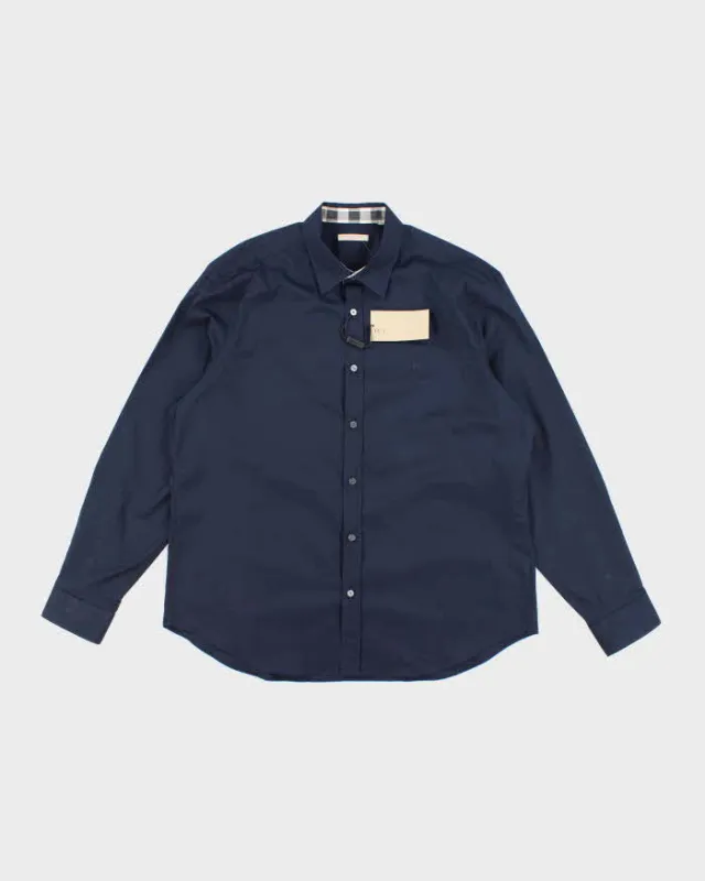 Vintage Y2K Deadstock with Tags Burberry London Small Embroidery Long Sleeve Shirt - XXL sold by Rokit