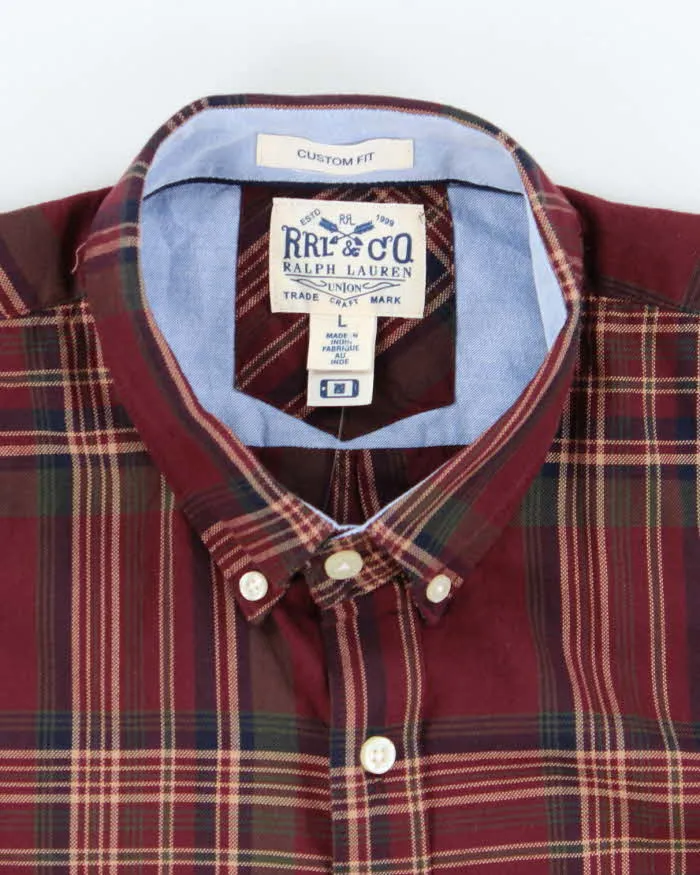 Vintage 2000's Ralph Lauren Small Horse Long Sleeve Flannel Shirt - L sold by Rokit product image thumbnail 5