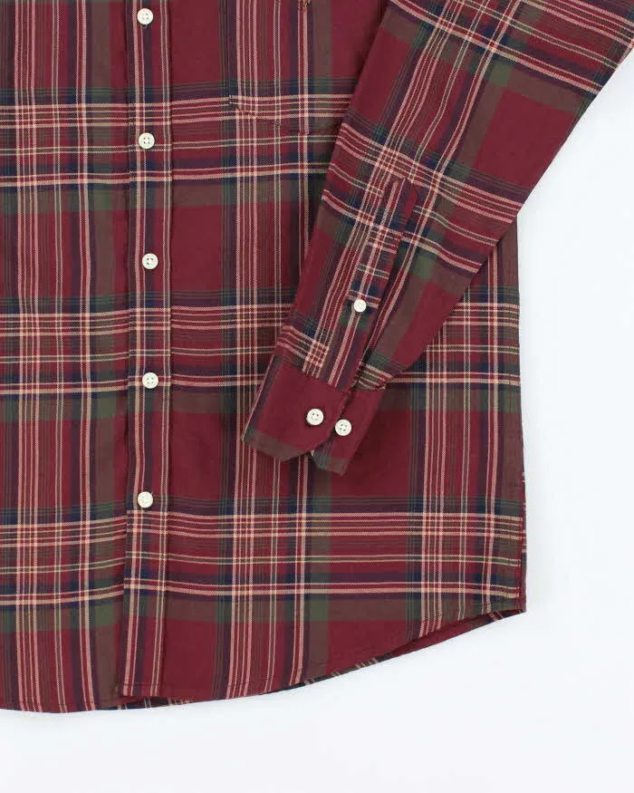Vintage 2000's Ralph Lauren Small Horse Long Sleeve Flannel Shirt - L sold by Rokit product image thumbnail 4