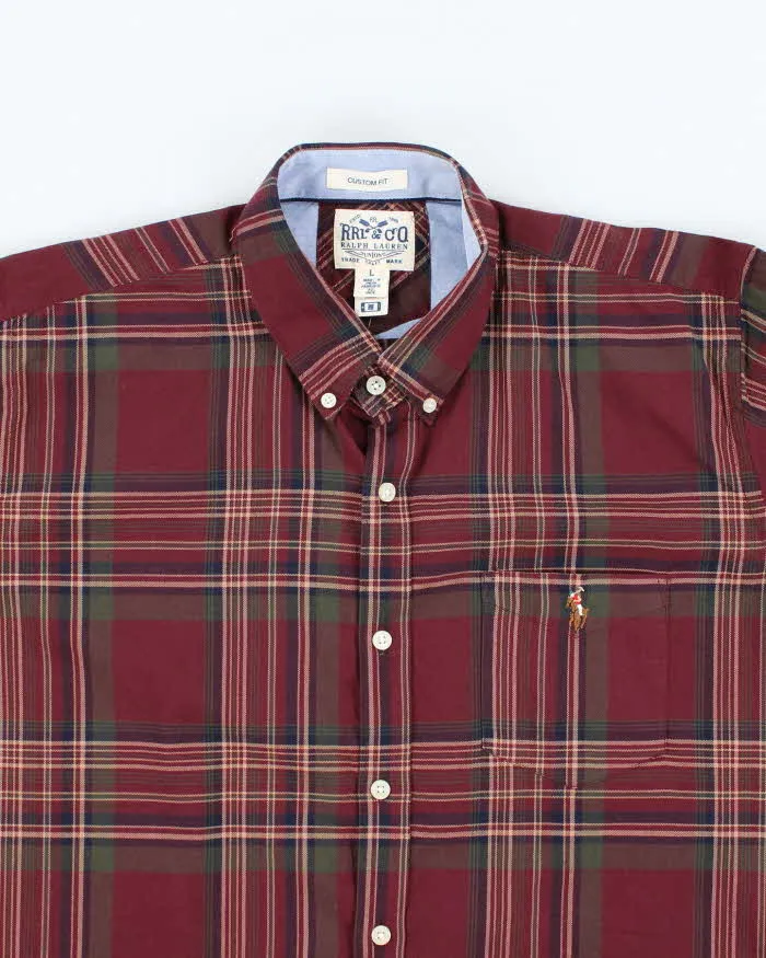 Vintage 2000's Ralph Lauren Small Horse Long Sleeve Flannel Shirt - L sold by Rokit product image thumbnail 3