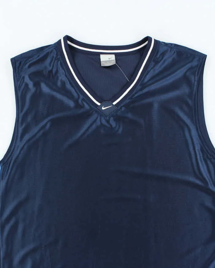 Vintage Y2K Nike Oversized Centre Swoosh Basketball Jersey - XL sold by Rokit product image thumbnail 3