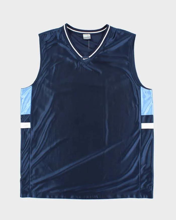 Vintage Y2K Nike Oversized Centre Swoosh Basketball Jersey - XL sold by Rokit