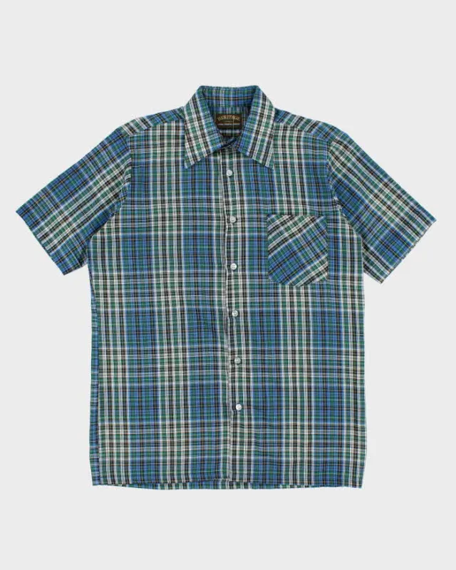 Vintage 2000's Heritage Patterned Short Sleeve Shirt - M sold by Rokit
