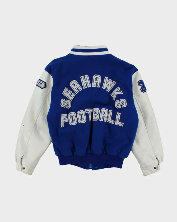 Vintage 90's Seahawks Football Heavyweight Embroidered Varsity Jacket - L sold by Rokit product image thumbnail 2