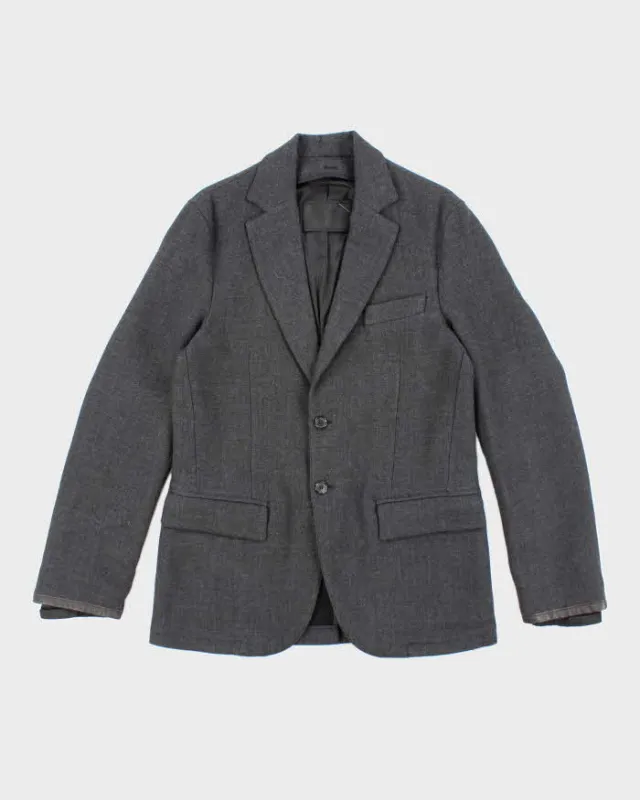 Vintage Prada Double Layered Wool Lined Blazer Jacket - L sold by Rokit