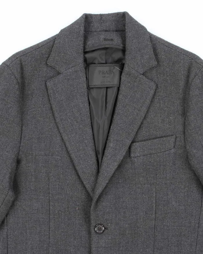 Vintage Prada Double Layered Wool Lined Blazer Jacket - L sold by Rokit product image thumbnail 3