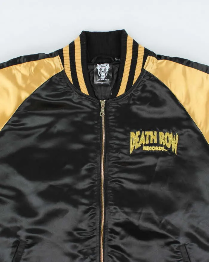 Vintage Crooks & Castles Death Row Records Embroidered Satin Bomber Jacket - XXL sold by Rokit product image thumbnail 3