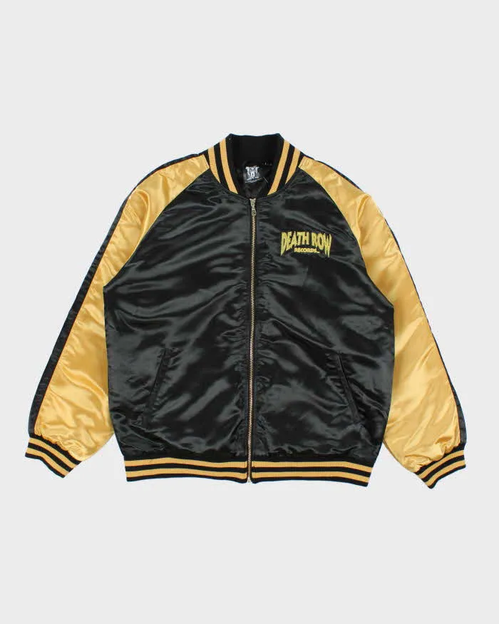 Vintage Crooks & Castles Death Row Records Embroidered Satin Bomber Jacket - XXL sold by Rokit