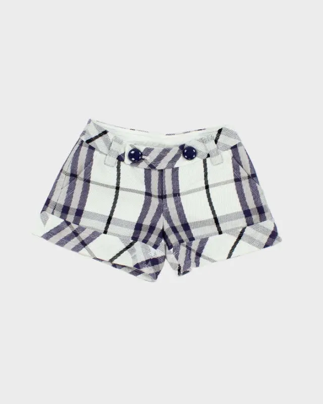 Vintage Burberry Blue Label Check Shorts - W27 sold by Rokit