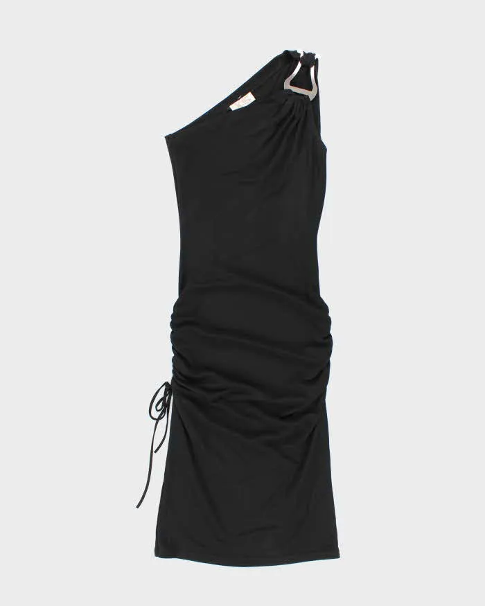 Vintage Y2k 00s X:S One Shoulder Ruched Dress - S sold by Rokit