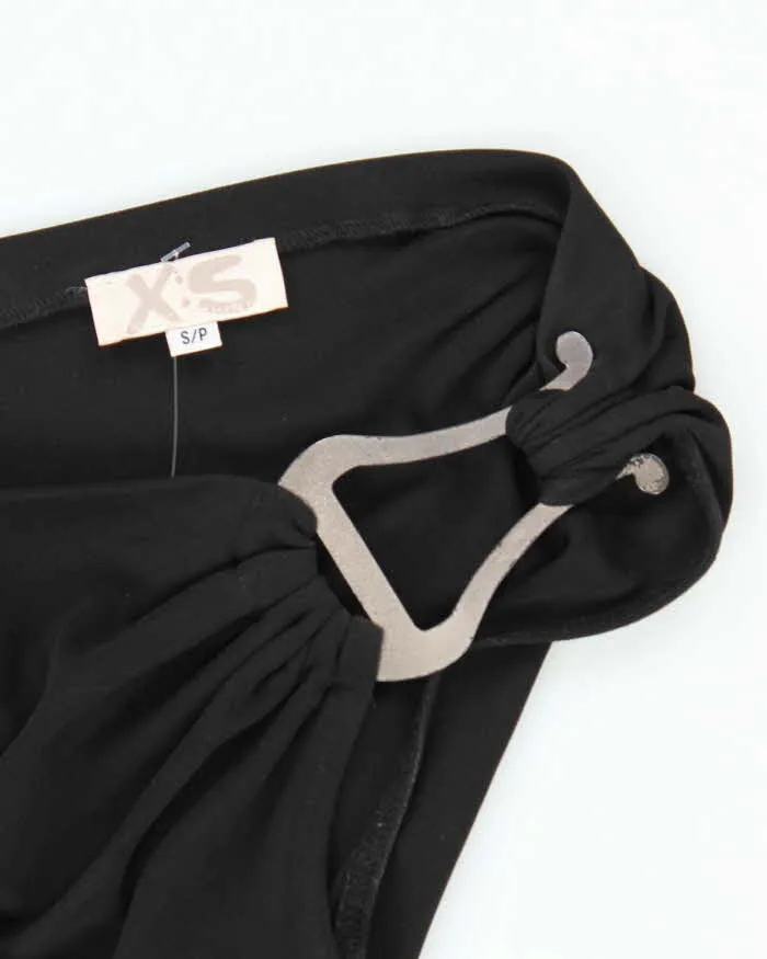 Vintage Y2k 00s X:S One Shoulder Ruched Dress - S sold by Rokit product image thumbnail 5