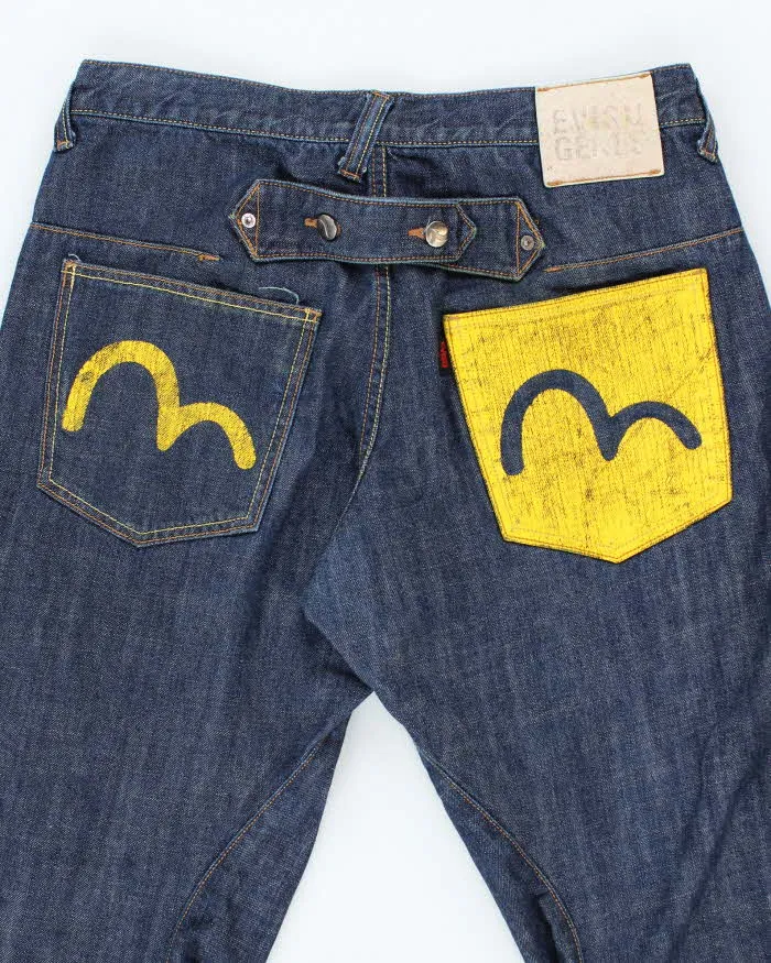 Vintage Y2K Evisu Medium Wash Relaxed Fit Jeans - W32 L24 sold by Rokit product image thumbnail 4