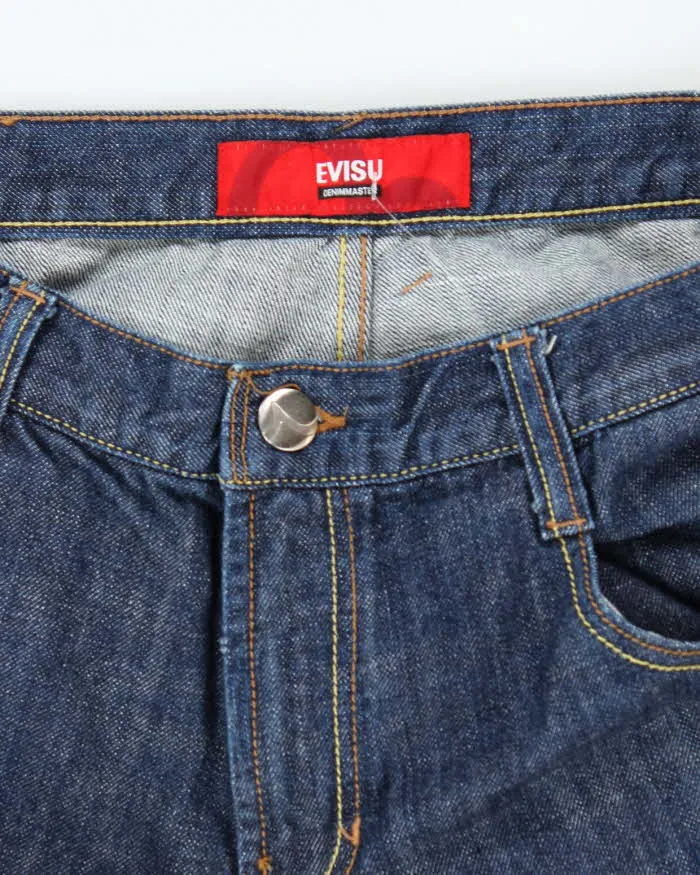 Vintage Y2K Evisu Medium Wash Relaxed Fit Jeans - W32 L24 sold by Rokit product image thumbnail 5