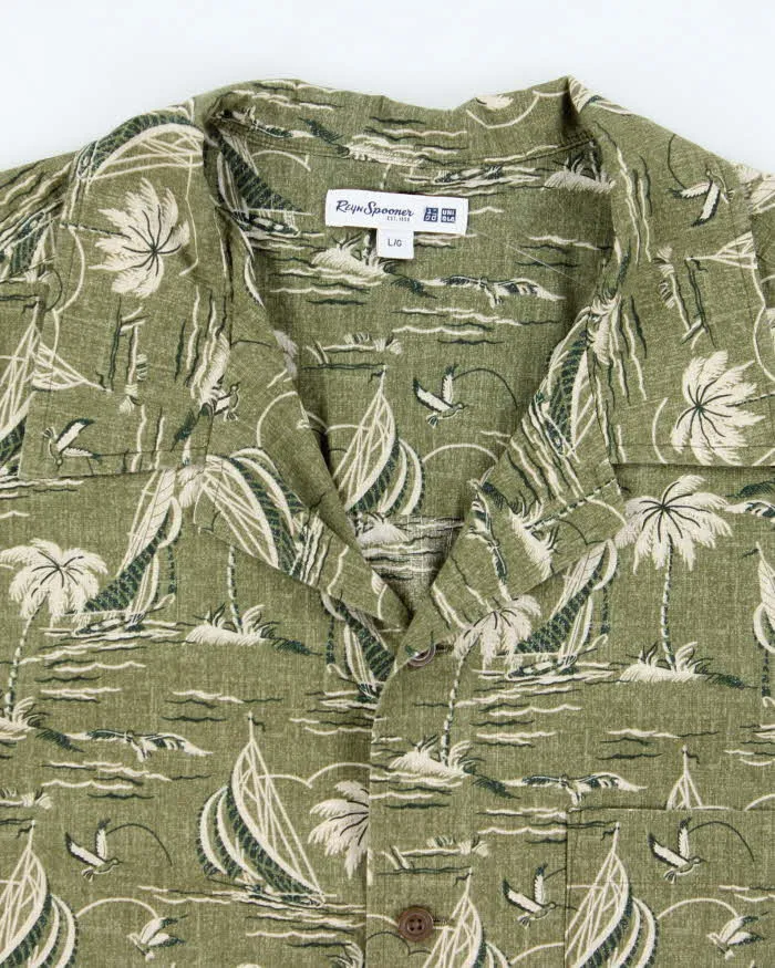 Reyn Spooner x Uniqlo All Over Printed Short Sleeve Hawaiian Shirt - L sold by Rokit product image thumbnail 5