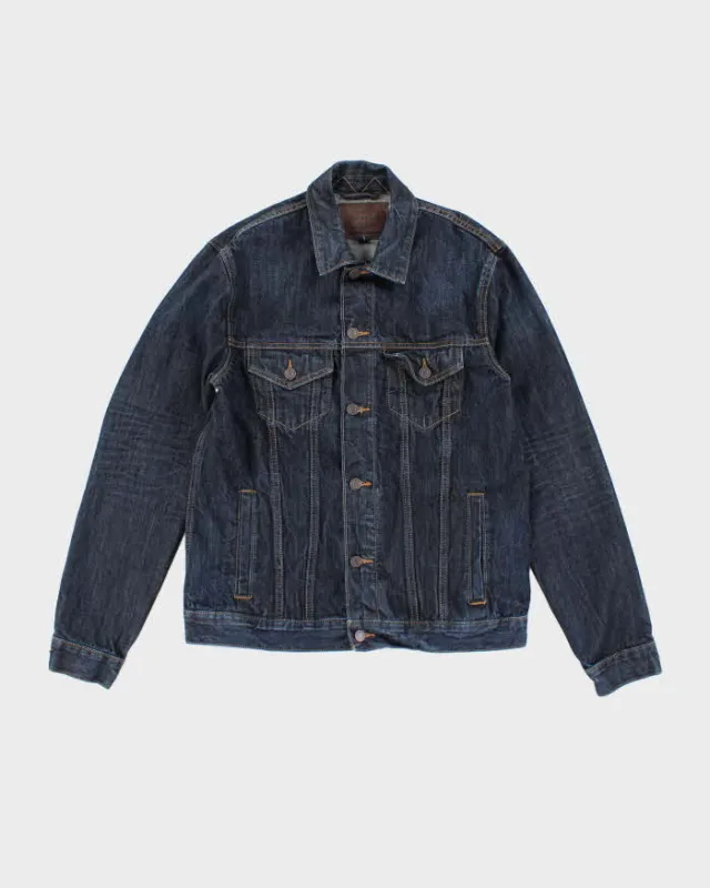 Lucky Brand Dark Wash Denim Jacket - L sold by Rokit