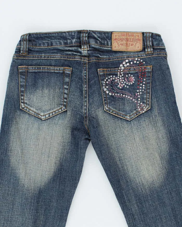 Vintage Y2k 00s Spinkle Rhinestone Jeans - W28 L30 sold by Rokit product image thumbnail 4