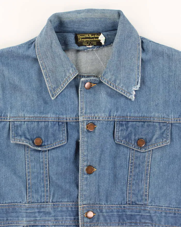 Vintage 70's Sears Light Wash Button Up Denim Workwear Jacket - M sold by Rokit product image thumbnail 3