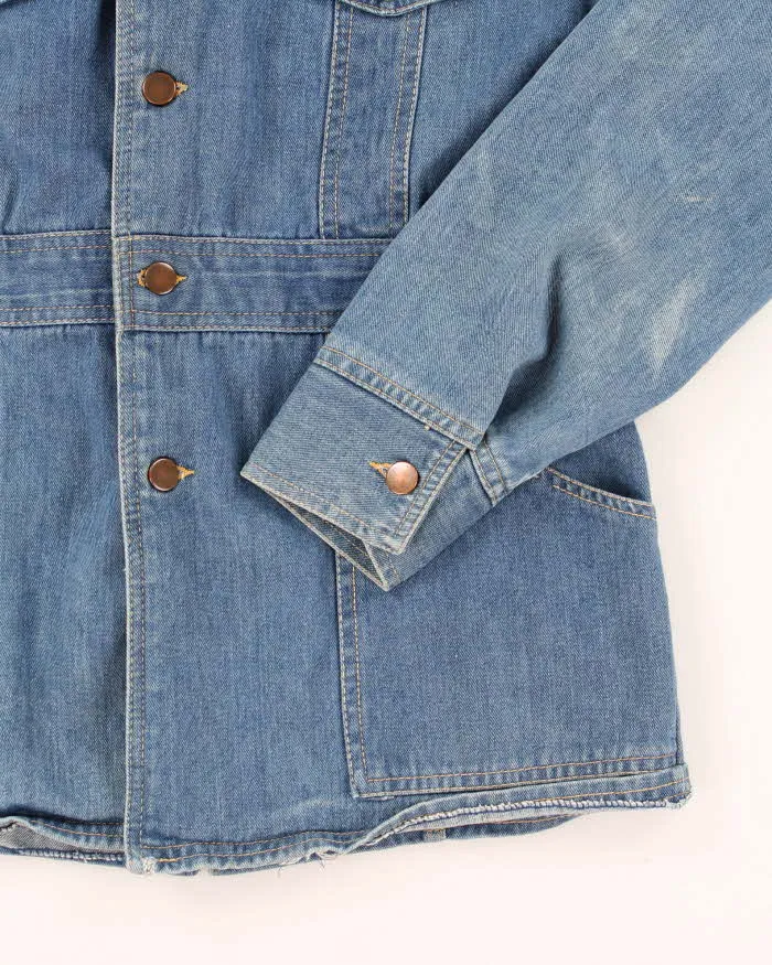 Vintage 70's Sears Light Wash Button Up Denim Workwear Jacket - M sold by Rokit product image thumbnail 4