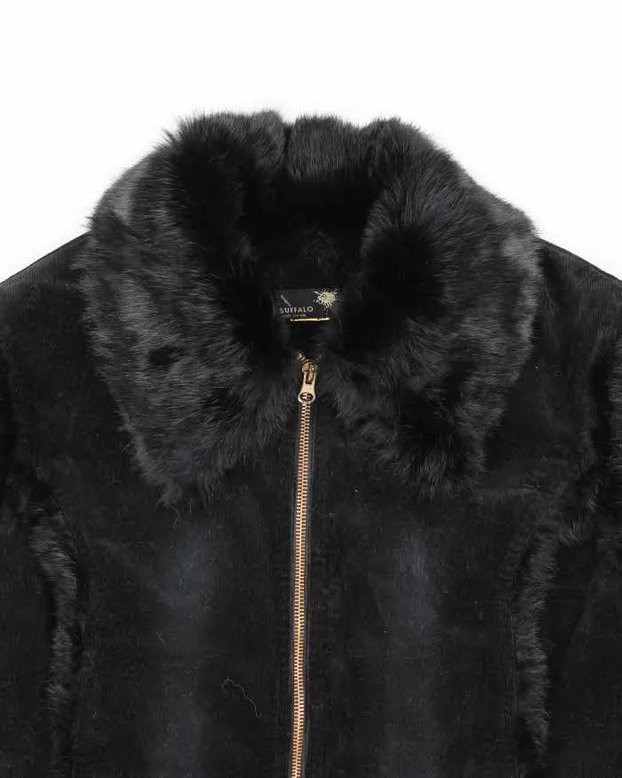 Vintage Y2k 00s Buffalo Corduroy Faux Fur Jacket - M sold by Rokit product image thumbnail 3