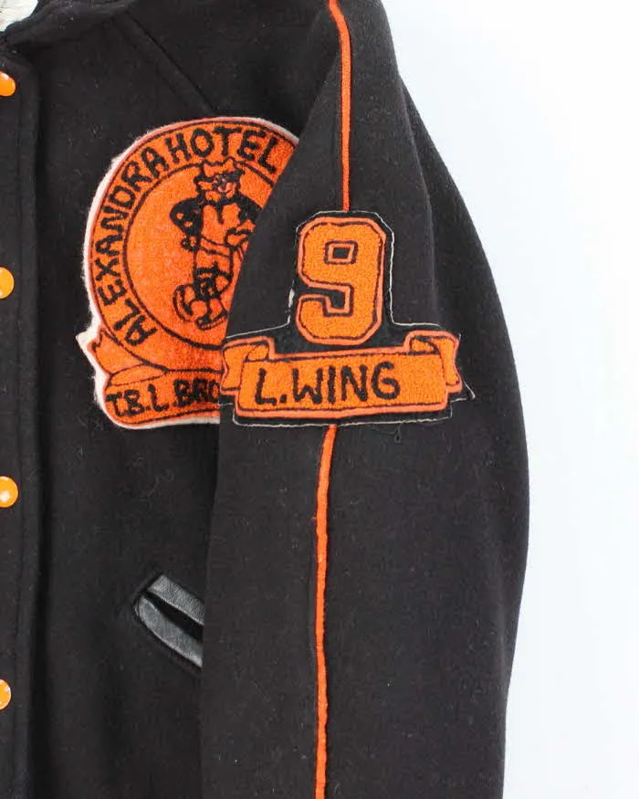 Vintage 80's Alley Cats Embroidered Wool Varsity Jacket - S sold by Rokit product image thumbnail 4
