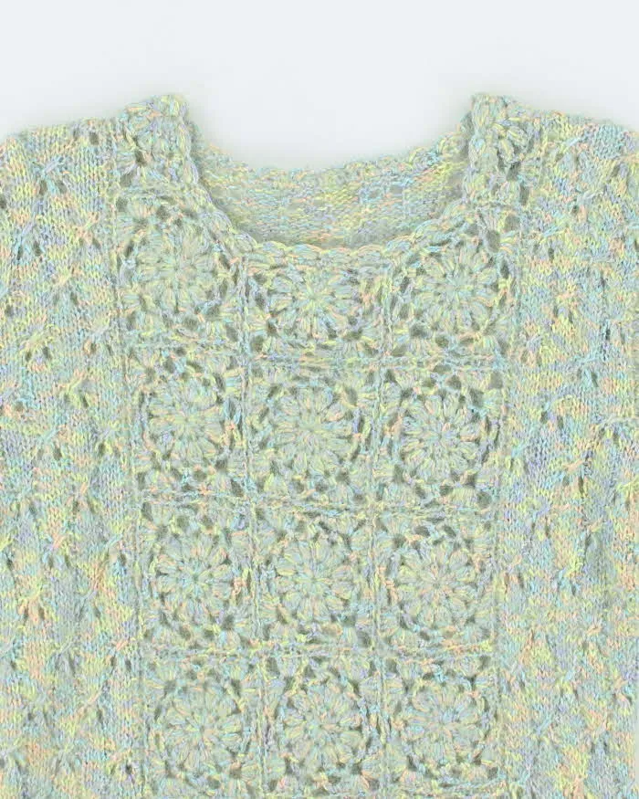 Vintage Handmade Multicoloured Knit Jumper - S sold by Rokit product image thumbnail 3