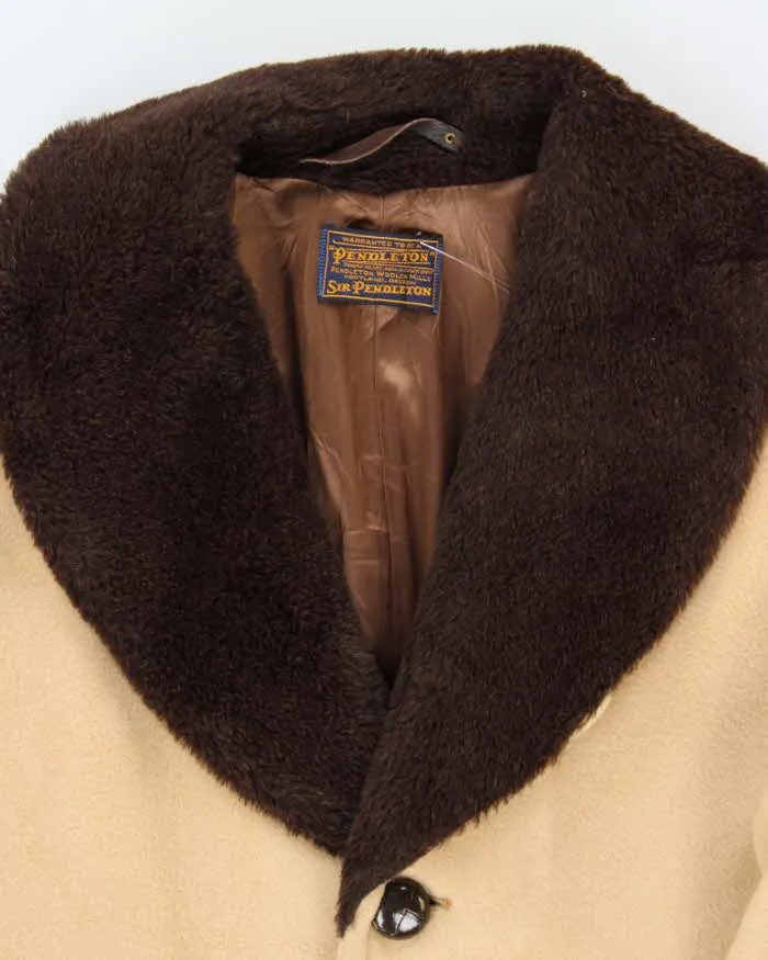 Vintage 50's Pendleton Heavyweight Fur Collared Overcoat - L sold by Rokit product image thumbnail 5