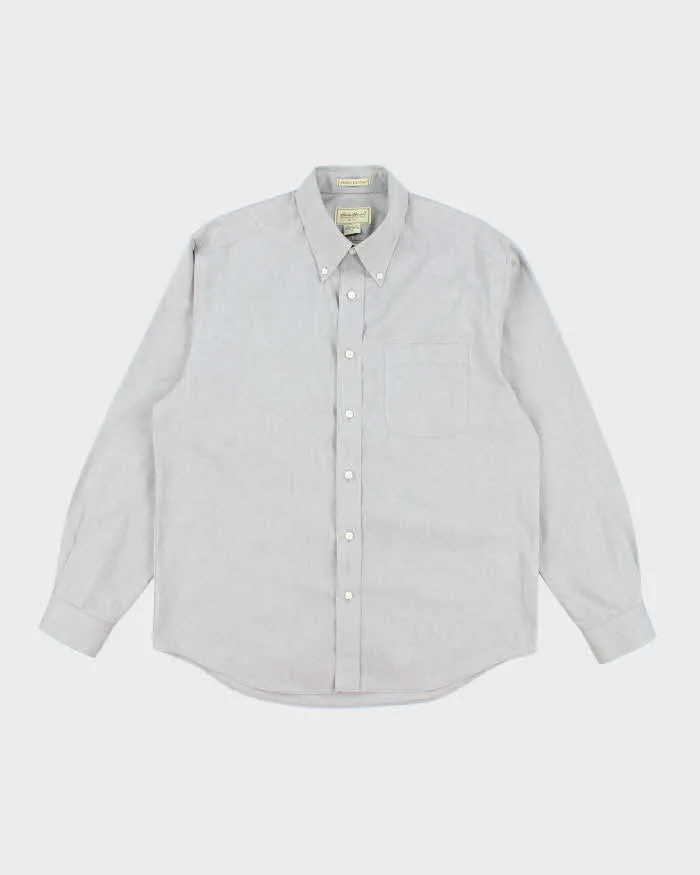 Vintage 2000's Eddie Bauer Wrinkle Resistant Plain Shirt - M sold by Rokit