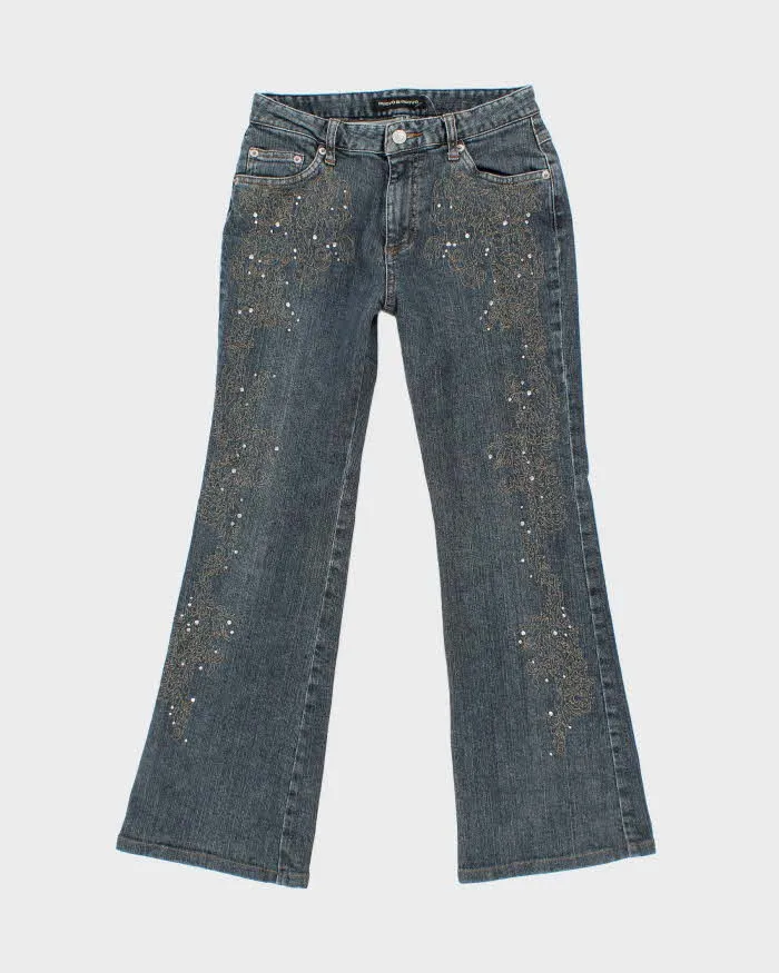 Vintage Y2k 00s Nuovo Nuovo Rhinestone Jeans - W26 L26 sold by Rokit
