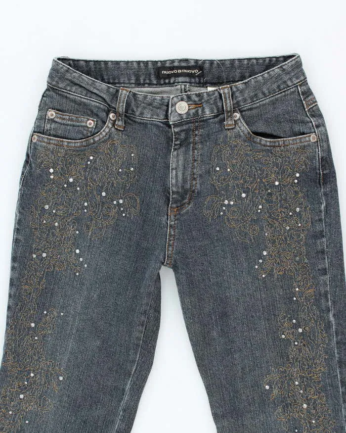 Vintage Y2k 00s Nuovo Nuovo Rhinestone Jeans - W26 L26 sold by Rokit product image thumbnail 3