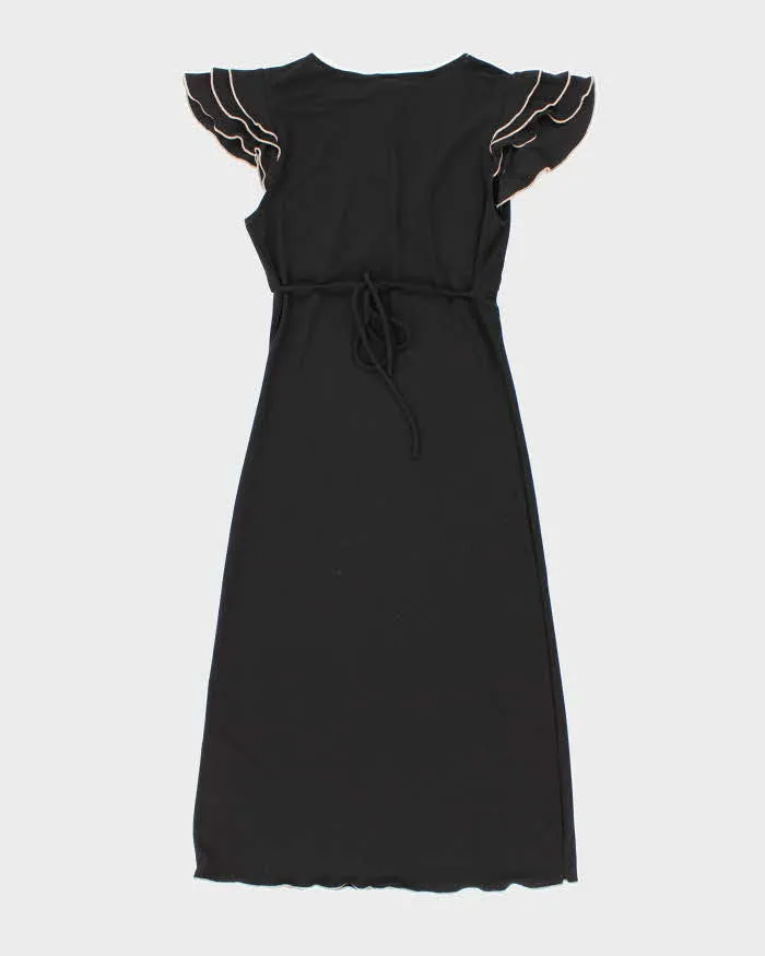 Vintage 90s Jump Ruffle Sleeve Dress - S sold by Rokit product image thumbnail 2