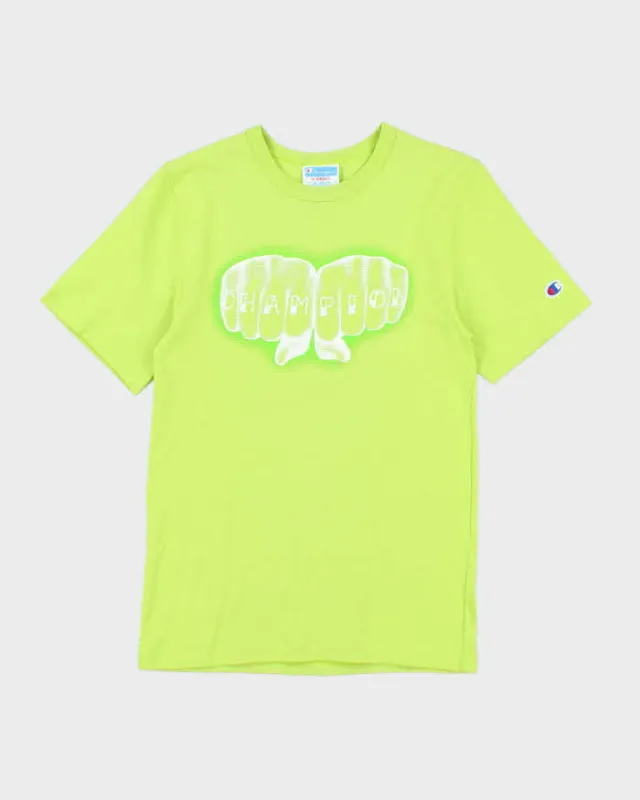 Vintage 2000's Champion Knuckle Spell Out Graphic T-Shirt - XS made by Champion