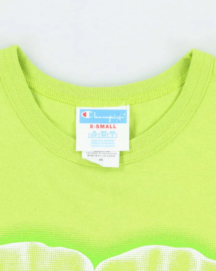 Vintage 2000's Champion Knuckle Spell Out Graphic T-Shirt - XS sold by Rokit product image thumbnail 5