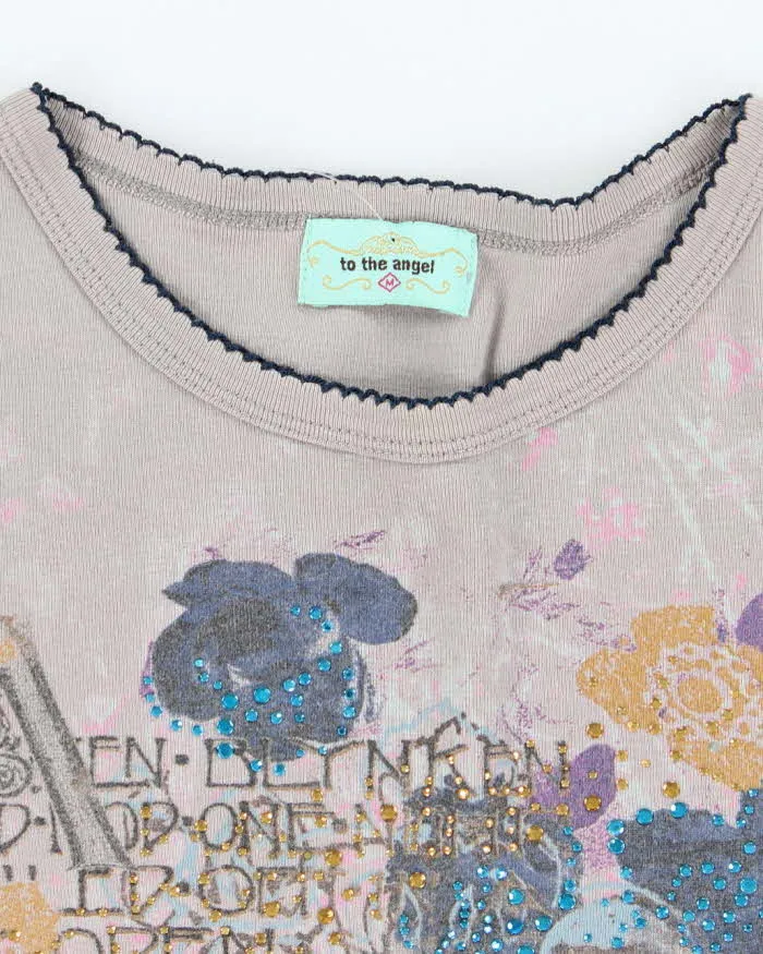 Vintage Y2k 00s To The Angel Long Sleeve Top - M sold by Rokit product image thumbnail 5